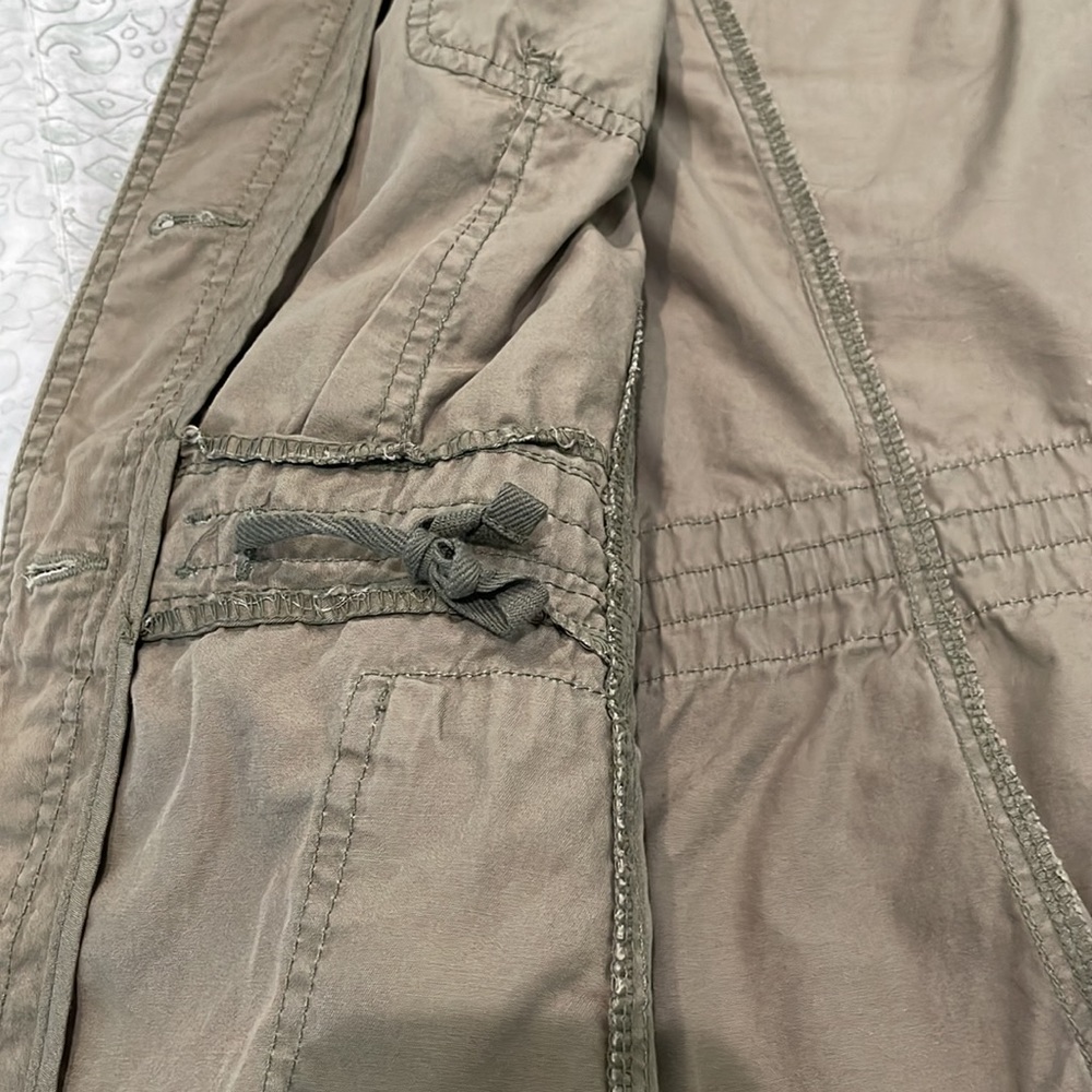 Olive Brown Utility Jacket - Picture 3 of 8